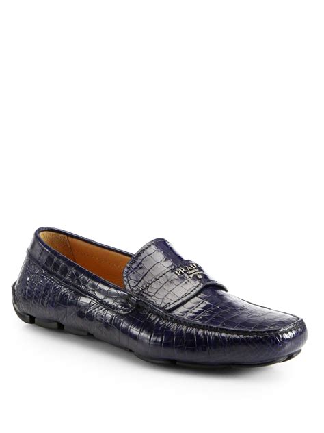 prada crocodile shoes mens|prada shoes for men price.